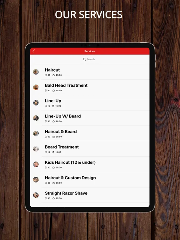 Capturas de tela do The Barber Gallery iPad 