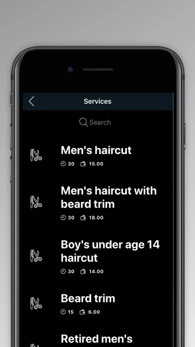 Capturas de tela do Fenner's Barbershop