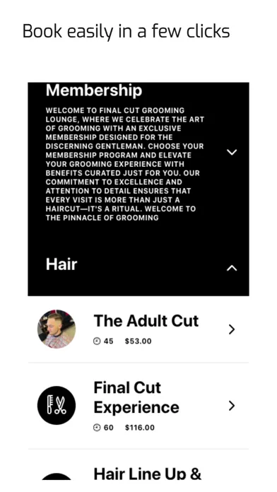 Final Cut Grooming Lounge Screenshots