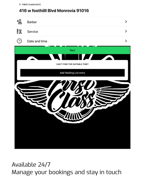 First class kutz iPad 應用截圖