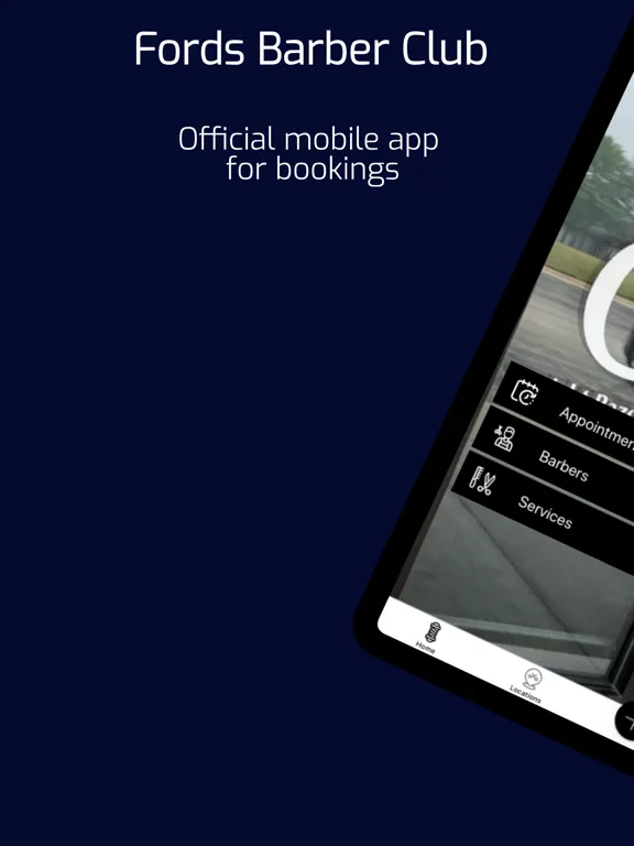 ภาพหน้าจอของ Fords Barber Club iPad 