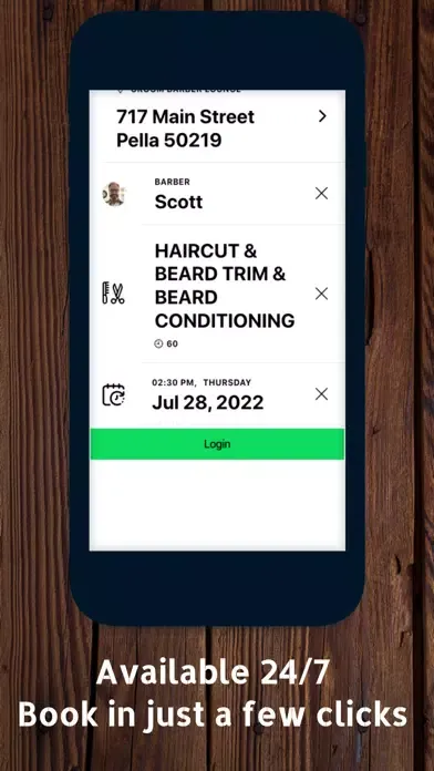 Ảnh chụp màn hình của GROOM Barber Lounge
