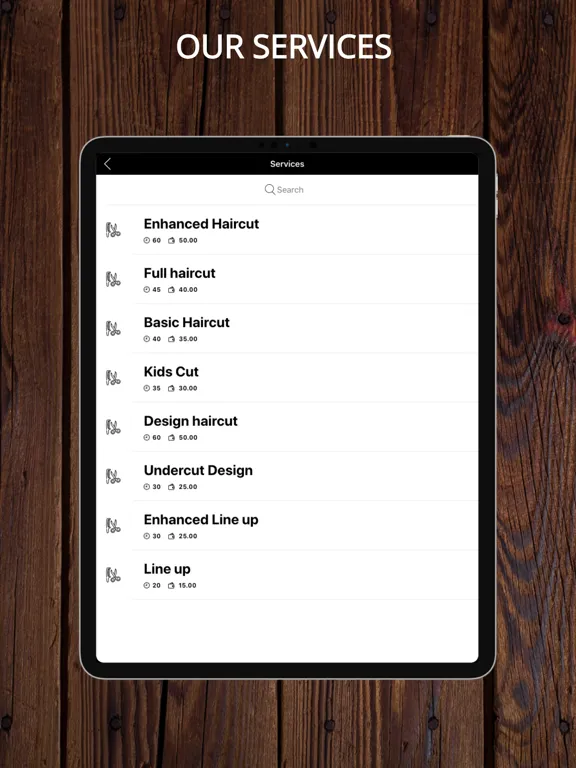Imperial Barber Lounge iPad  스크린샷