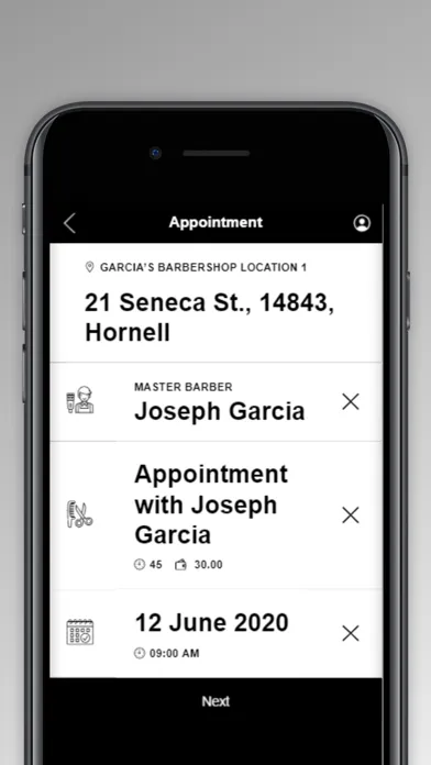 Tangkapan skrin Garcia’s Barbershop