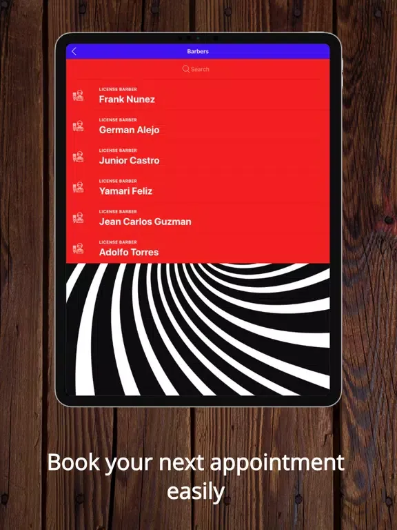 Screenshot di Jbs Barbershop iPad 