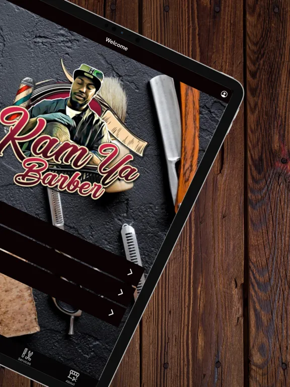 Capturas de tela do The Kave Barber Lounge iPad 