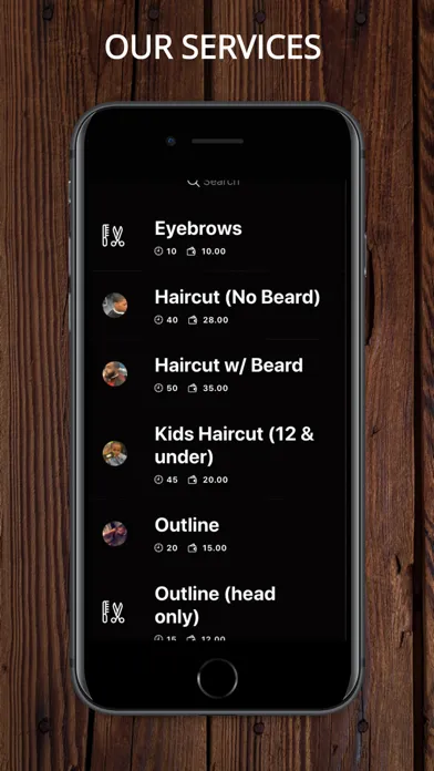 Capturas de tela do The Kave Barber Lounge