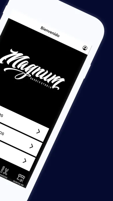 Capturas de tela do Magnum Barber Studio App