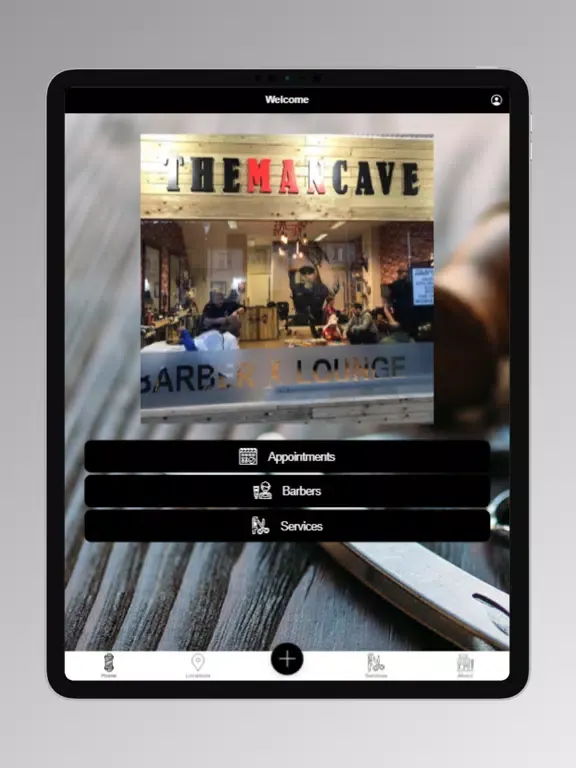 صور The Man Cave Barber Lounge iPad 