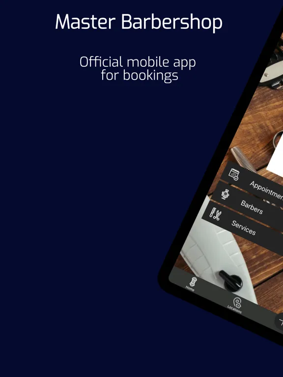 Master Barbershop App iPad 应用截图