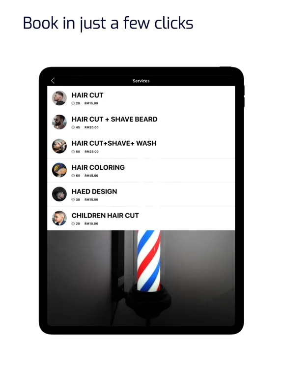 Zrzuty ekranu MasterPiece Barbershop iPad 
