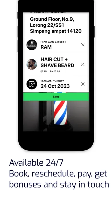 Zrzuty ekranu MasterPiece Barbershop