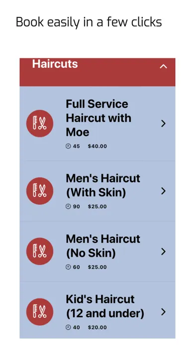 Moderno Barbershop Screenshots