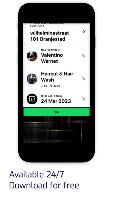 Ảnh chụp màn hình của Next Level Barbershop Aruba
