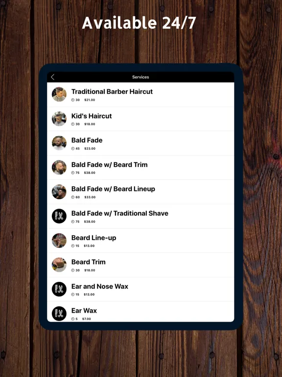 Screenshot di Original Barbers iPad 