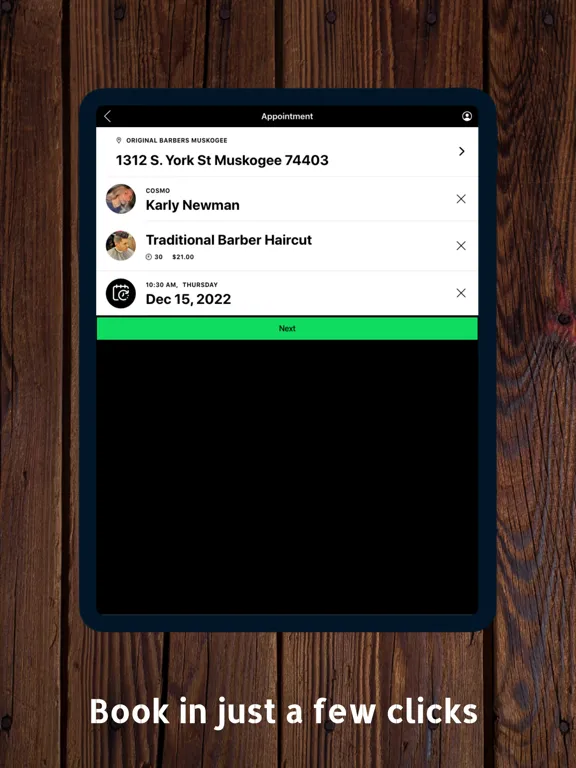 Screenshot di Original Barbers iPad 