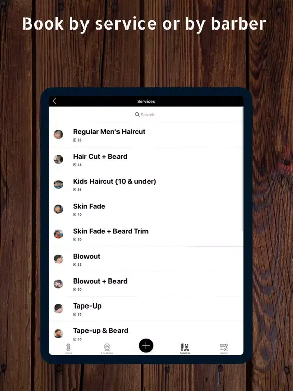 One Stop Barber Shop iPad  Screenshots