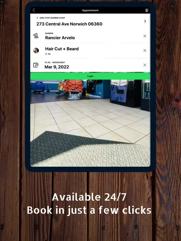One Stop Barber Shop iPad  Screenshots
