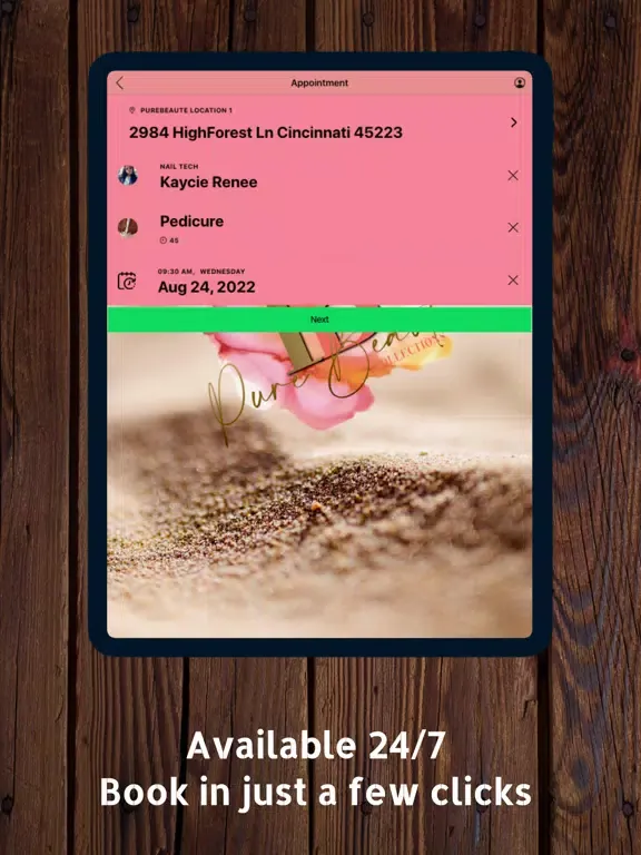 تصاویر Pure Beauté Collections iPad 