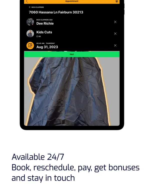 Ảnh chụp màn hình của Rich Clippers iPad 