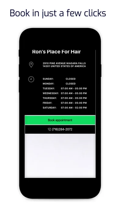 Captures d'écran de Ron’s Place For Hair