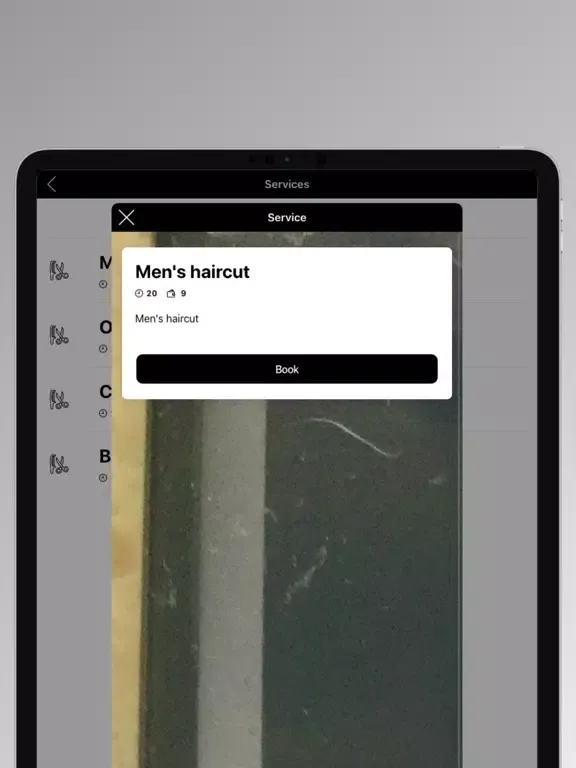 Sean Glover traditional barber iPad 应用截图