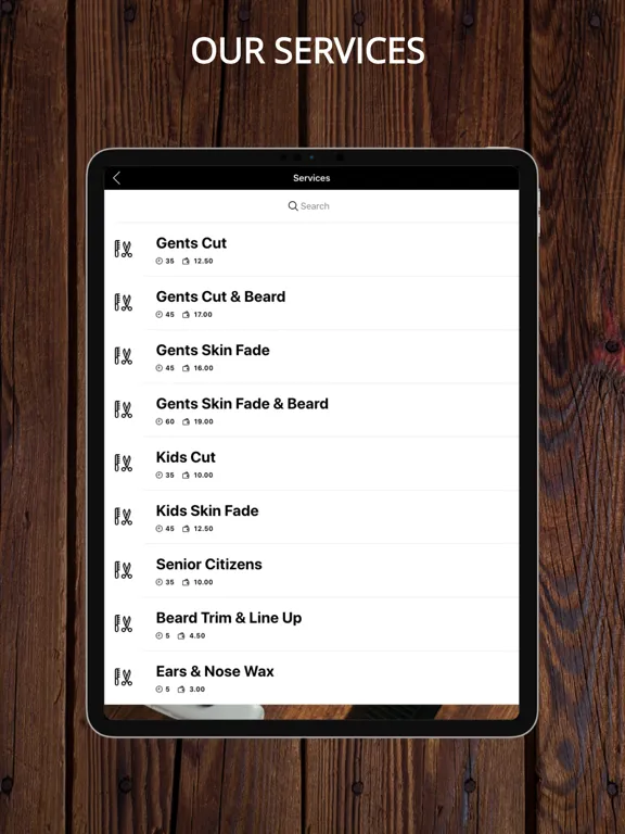 Screenshot di The Groom Room Brownhills iPad 
