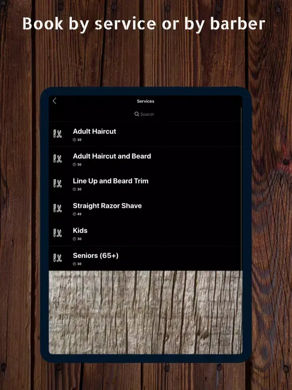 Ảnh chụp màn hình của The Barber Collective STP, MN iPad 