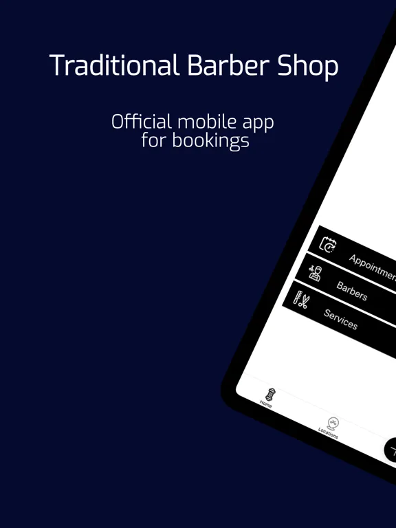 Capturas de pantalla de Traditional Barber Shop iPad 