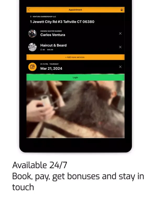 Скриншоты Ventura Barbershop LLC iPad 