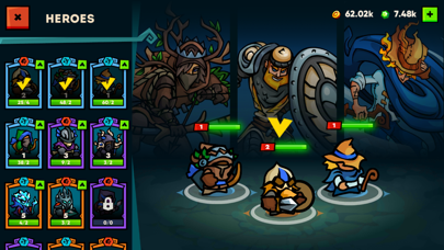 Rushlands – epic MOBA war سکرین شاٹس