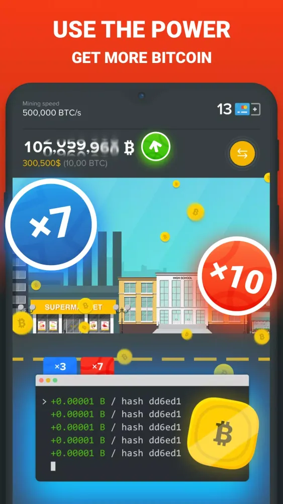 The Crypto Game clicker mining Screenshots