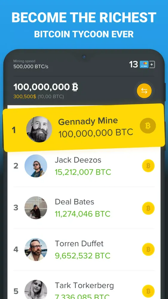 The Crypto Game clicker mining Screenshots