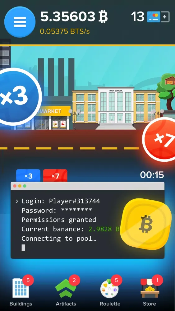 The Crypto Game clicker mining Screenshots