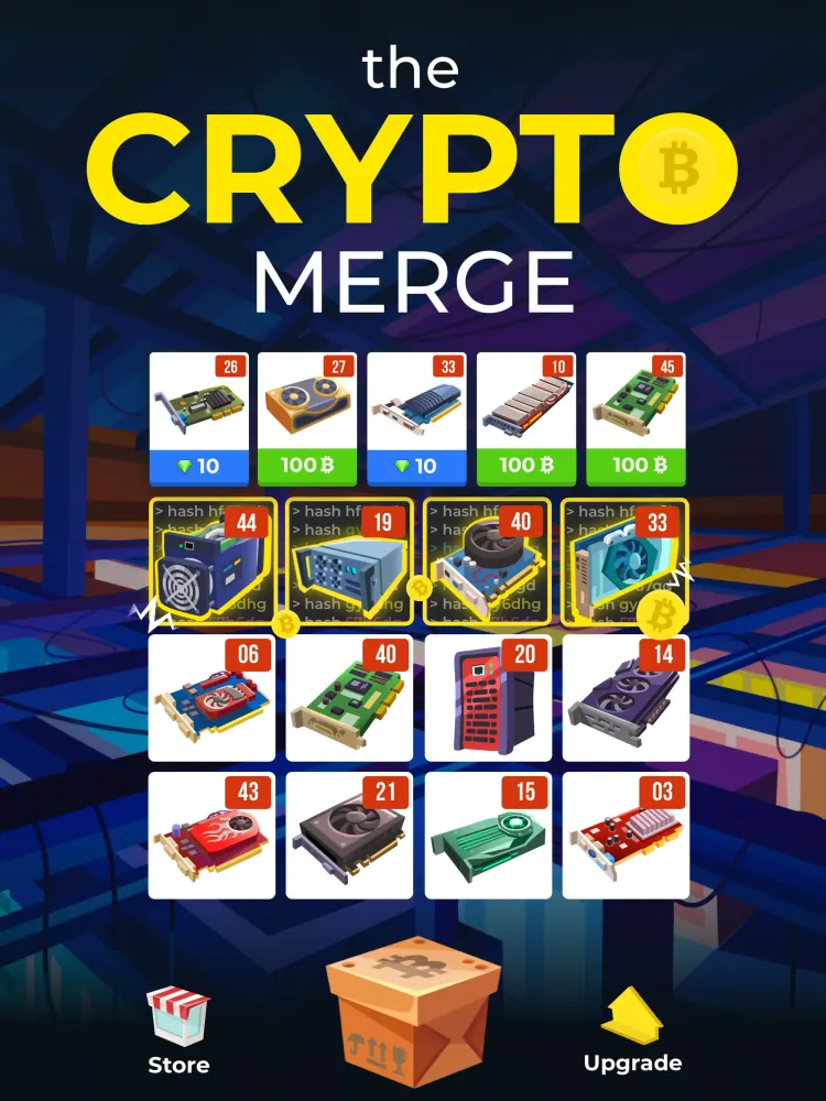 The Crypto Merge: BTC mining سکرین شاٹس