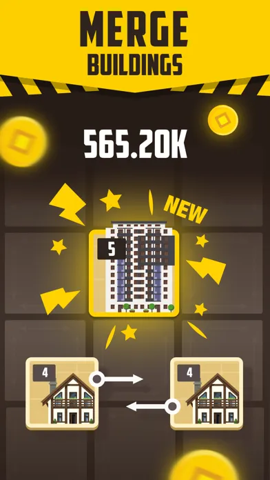 ภาพหน้าจอของ City Merge - idle town tycoon
