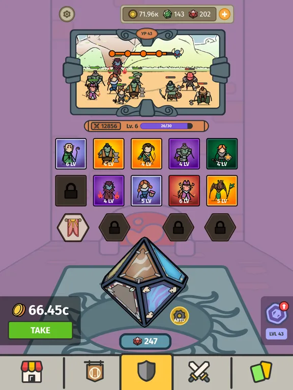 Captures d'écran de Summoners Legend: Idle RPG War iPad 