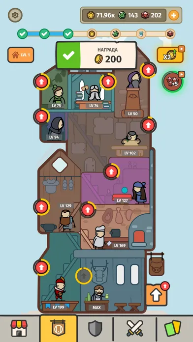 Captures d'écran de Summoners Legend: Idle RPG War