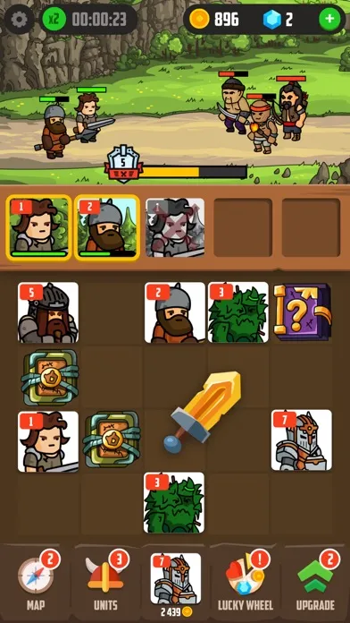Capturas de pantalla de Grow Knights - rpg merge hero