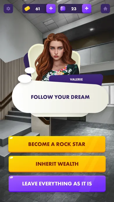 Tangkapan layar Love Story Game: Girls romance