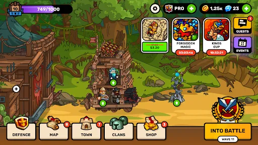 Captures d'écran de Tower Defense: Towerlands (TD)