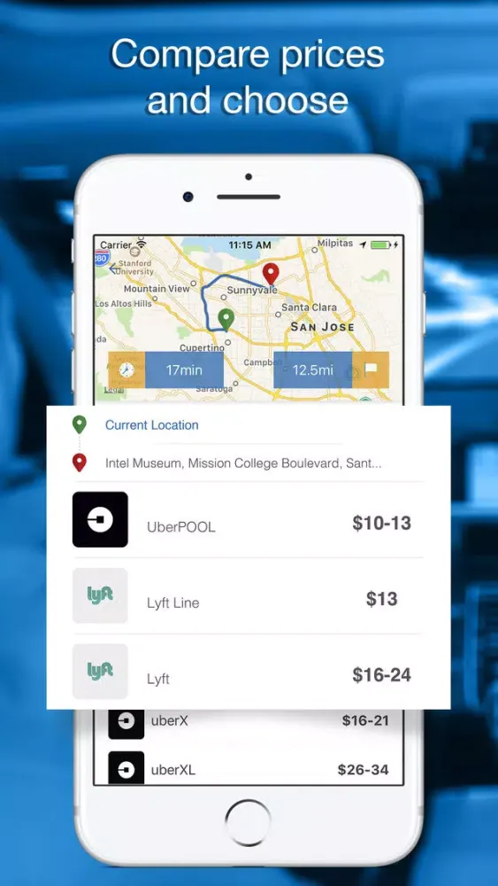 BlueCab - Compare taxi سکرین شاٹس