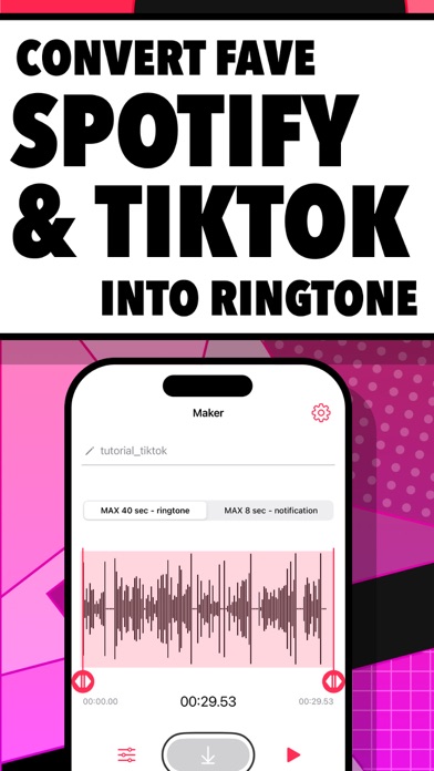 RINGTONES for iPhone (MAKER) Screenshots