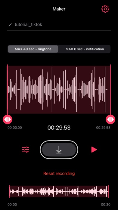 RINGTONES for iPhone (MAKER) Screenshots