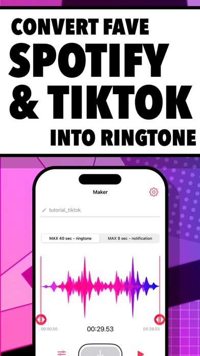 RINGTONES for iPhone (MAKER) Screenshots