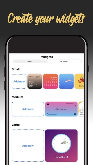 Live Widgets for iPad Screenshots
