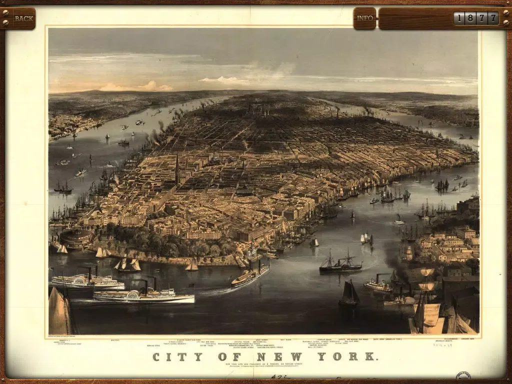 Captures d'écran de New York. iPad 