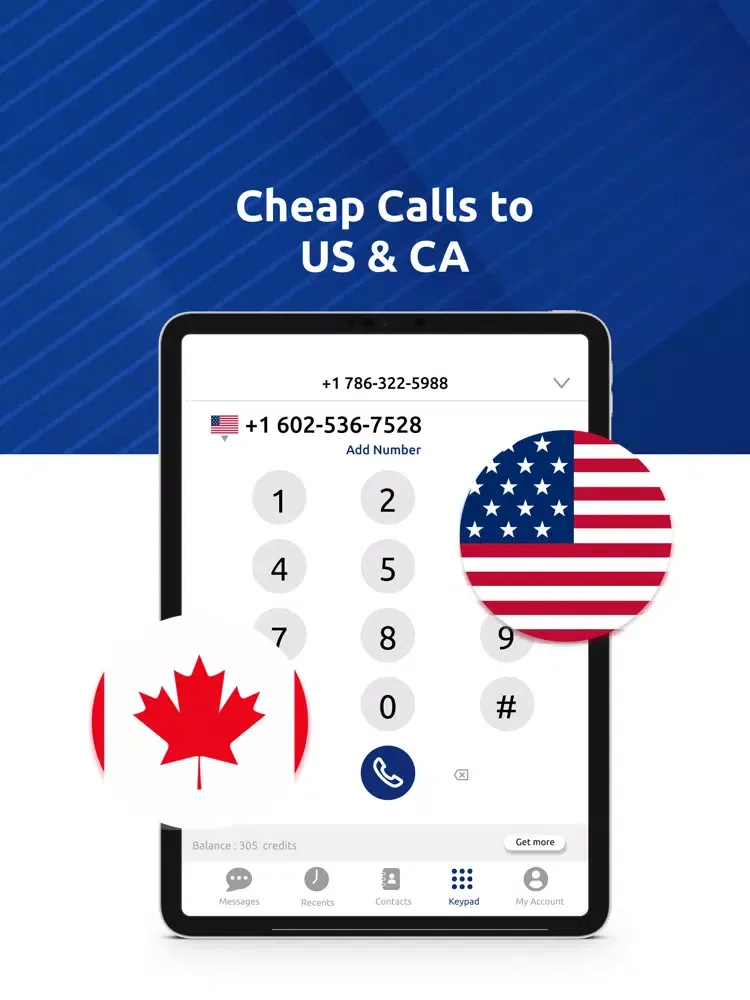 Screenshot di Second Phone Number Call now iPad