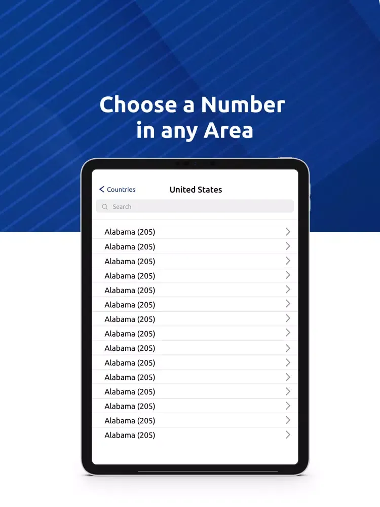 Screenshot di Second Phone Number Call now iPad