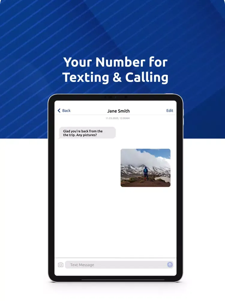 Screenshot di Second Phone Number Call now iPad